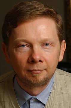 Motivational speaker Eckhart Tolle.