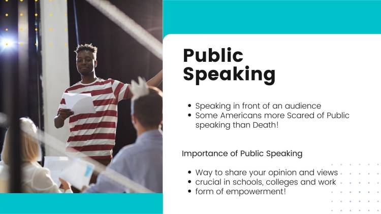 Slide on Public Speaking