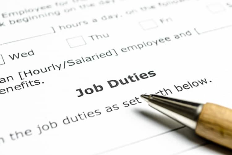 Inadequacy of job requirements